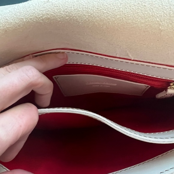 Dooney and Burke Cream and Tan purse - Picture 8 of 13